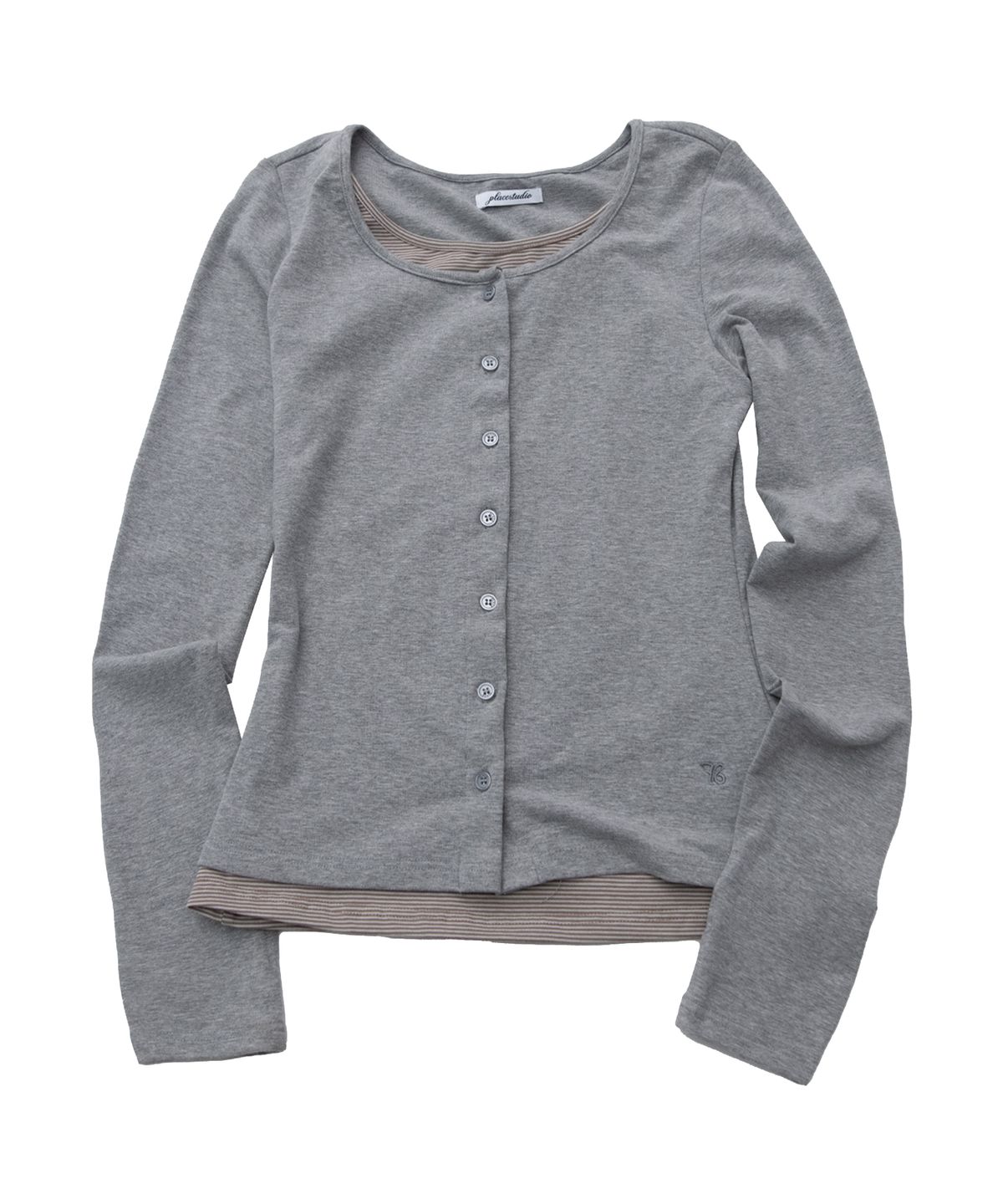 🇰🇷訂購｜PLACE STUDIO 26SS｜ layered slim-fit long-sleeve cardigan 2色