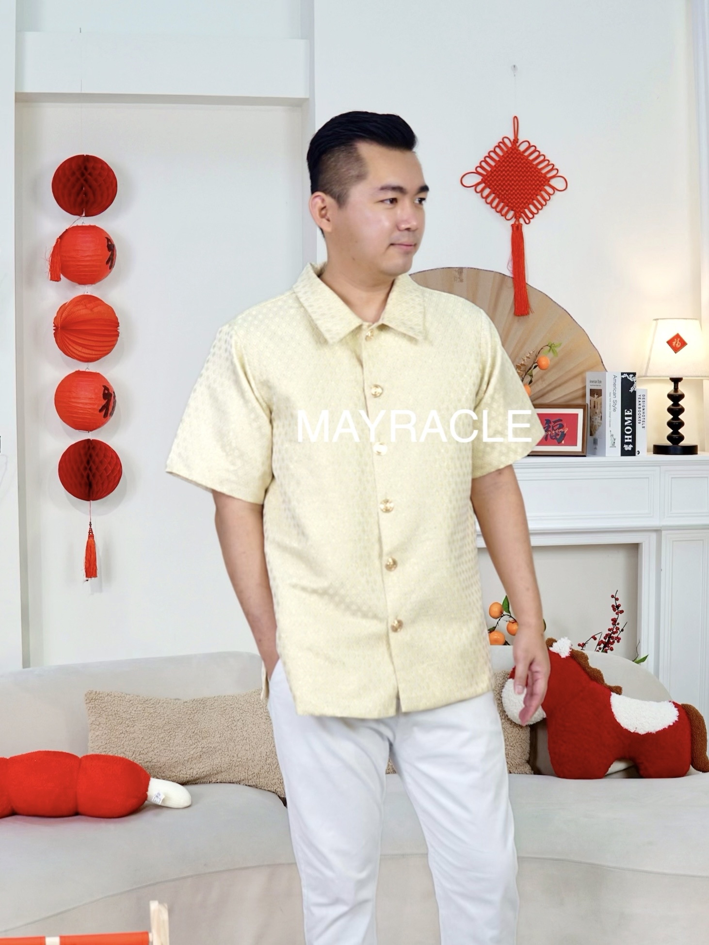 [PRE-ORDER] CNY 2027 Oversized Elegance Men Shirt 