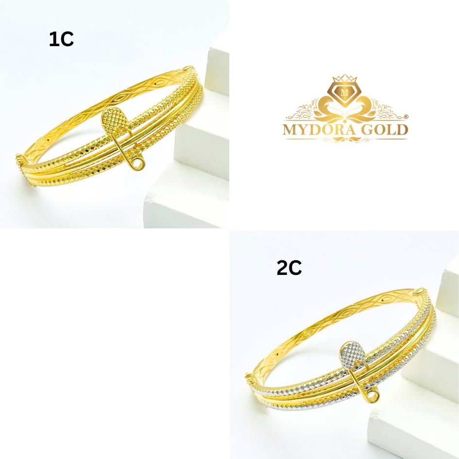 MYDORA Gelang Fesyen Safety Pin l EMAS 916/22K