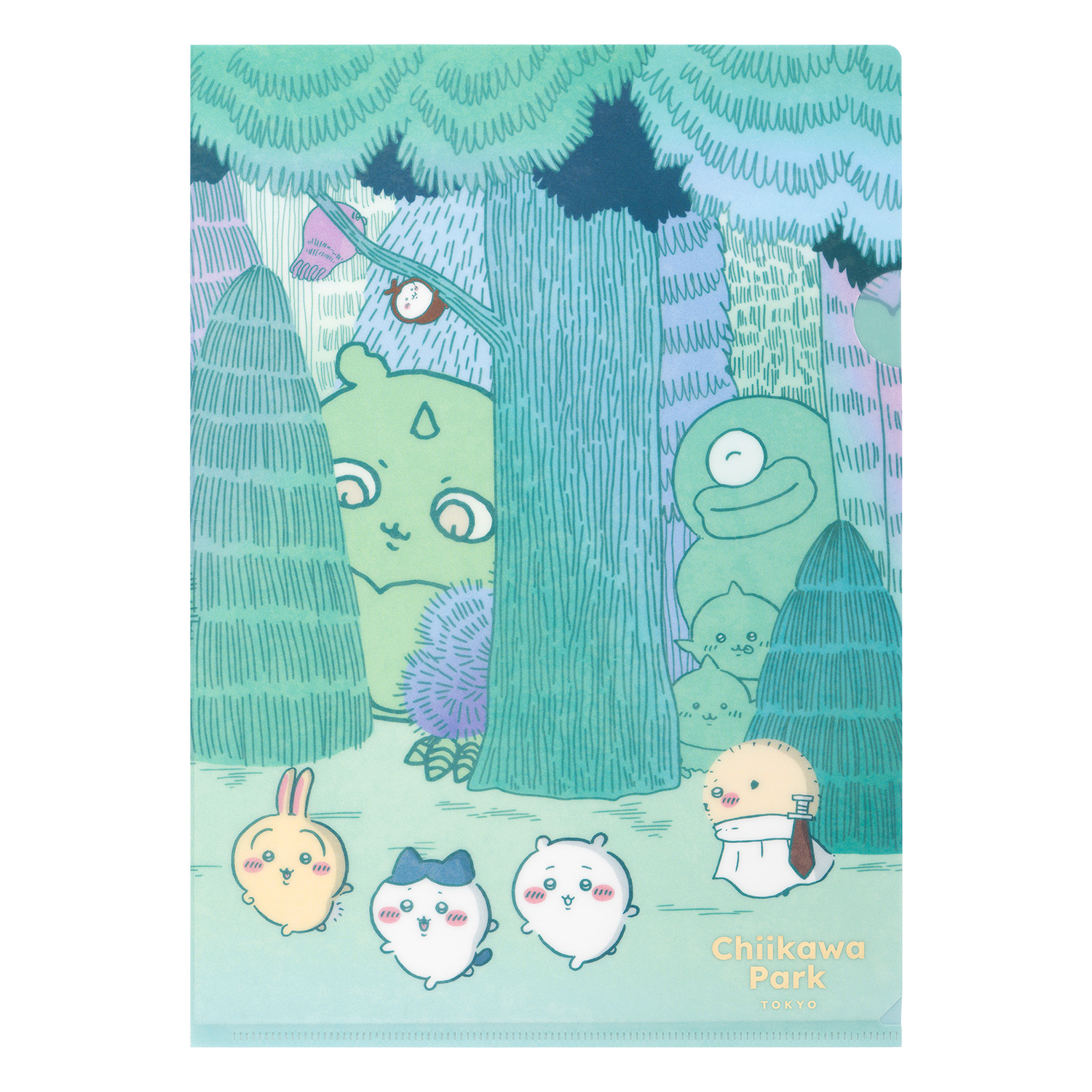 現貨｜Chiikawa Park ちいかわ 白天森林 日本製 A4 文件夾 Folder (370598)