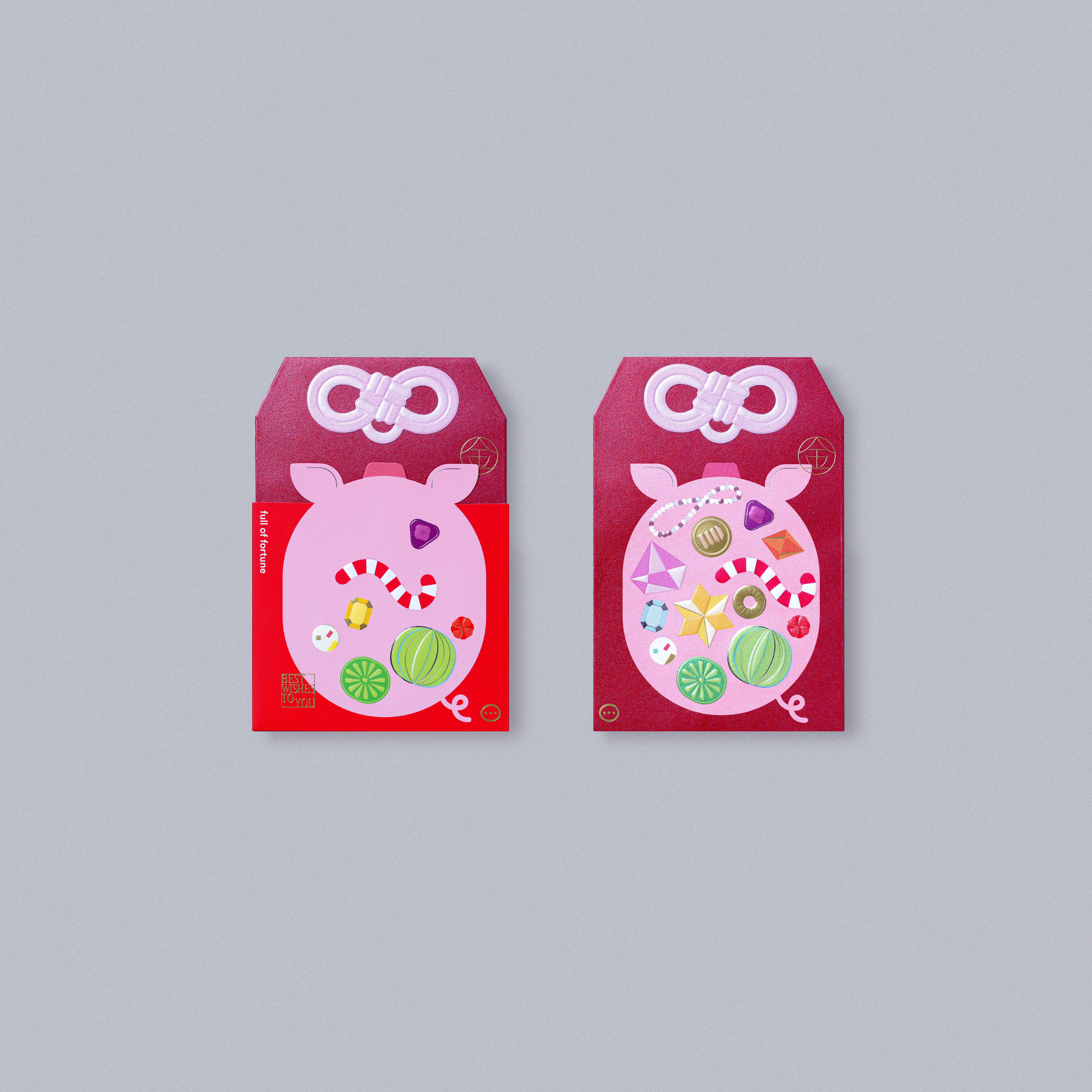 御守利是封 - 全運套裝（12 款設計，每款設件2件，共24件）