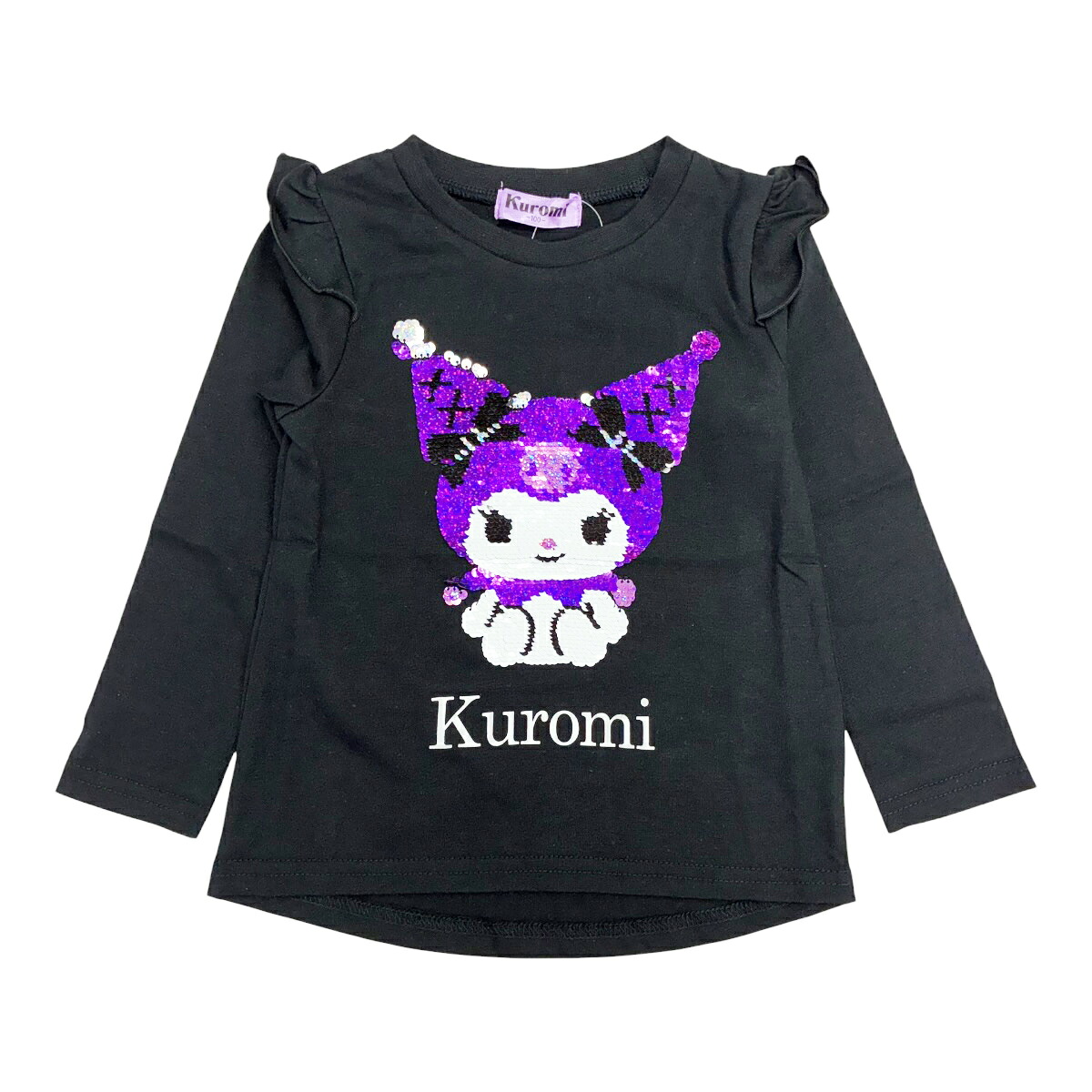 🆕【⭐訂購⭐】 🇯🇵日本直送 🌀#Sanrio 荷葉邊閃閃珠片長袖 tee［6款選］ 🌀[PLIA-0058] [261009]