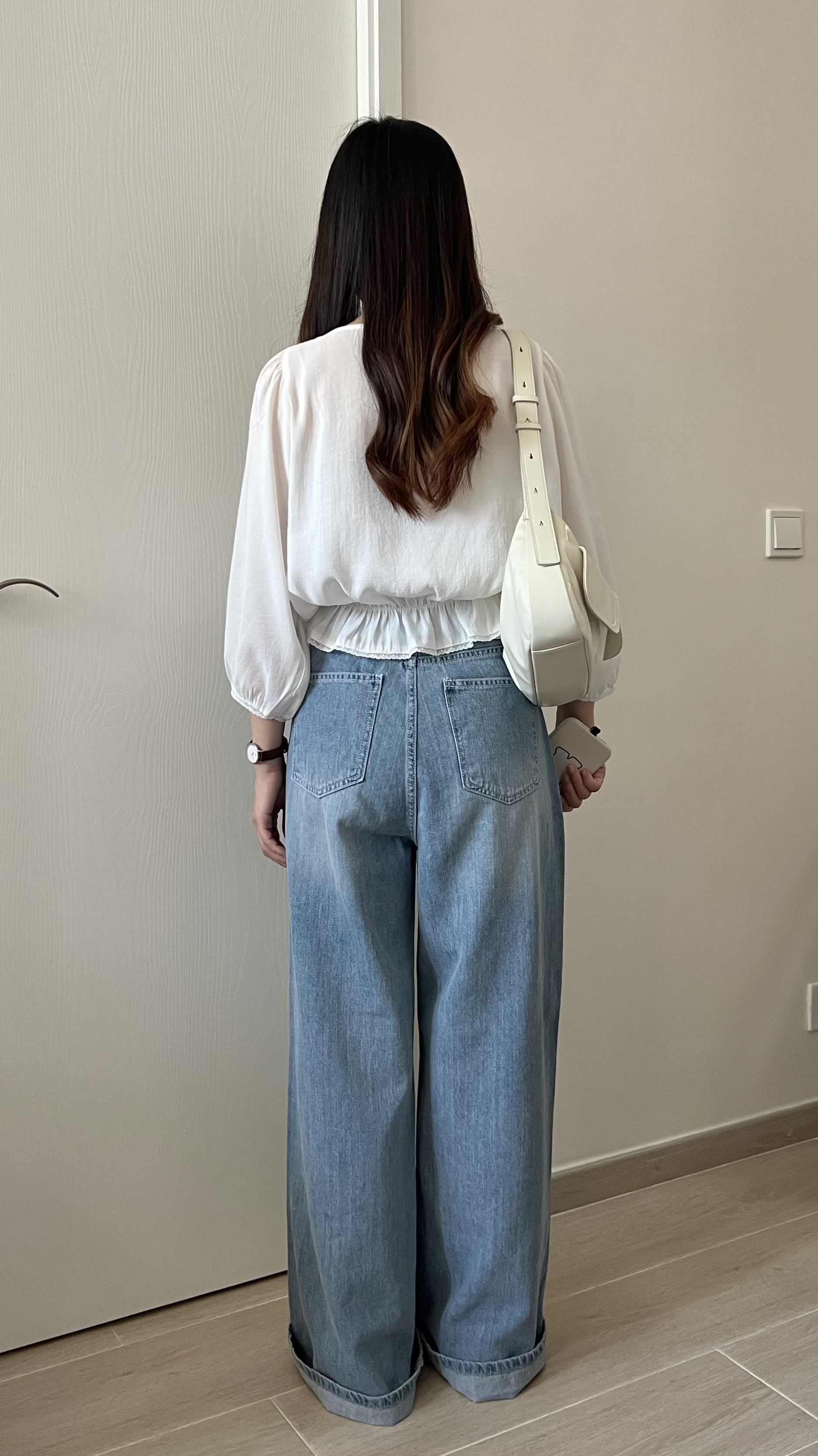 溫柔垂感七分袖blouse