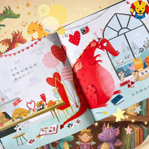 🔸預購貨品🔸 《誰最愛龍龍？》化解嫉妒與建立安全感互動情緒繪本｜龍龍情緒教養系列 (亞馬遜滿分推薦)