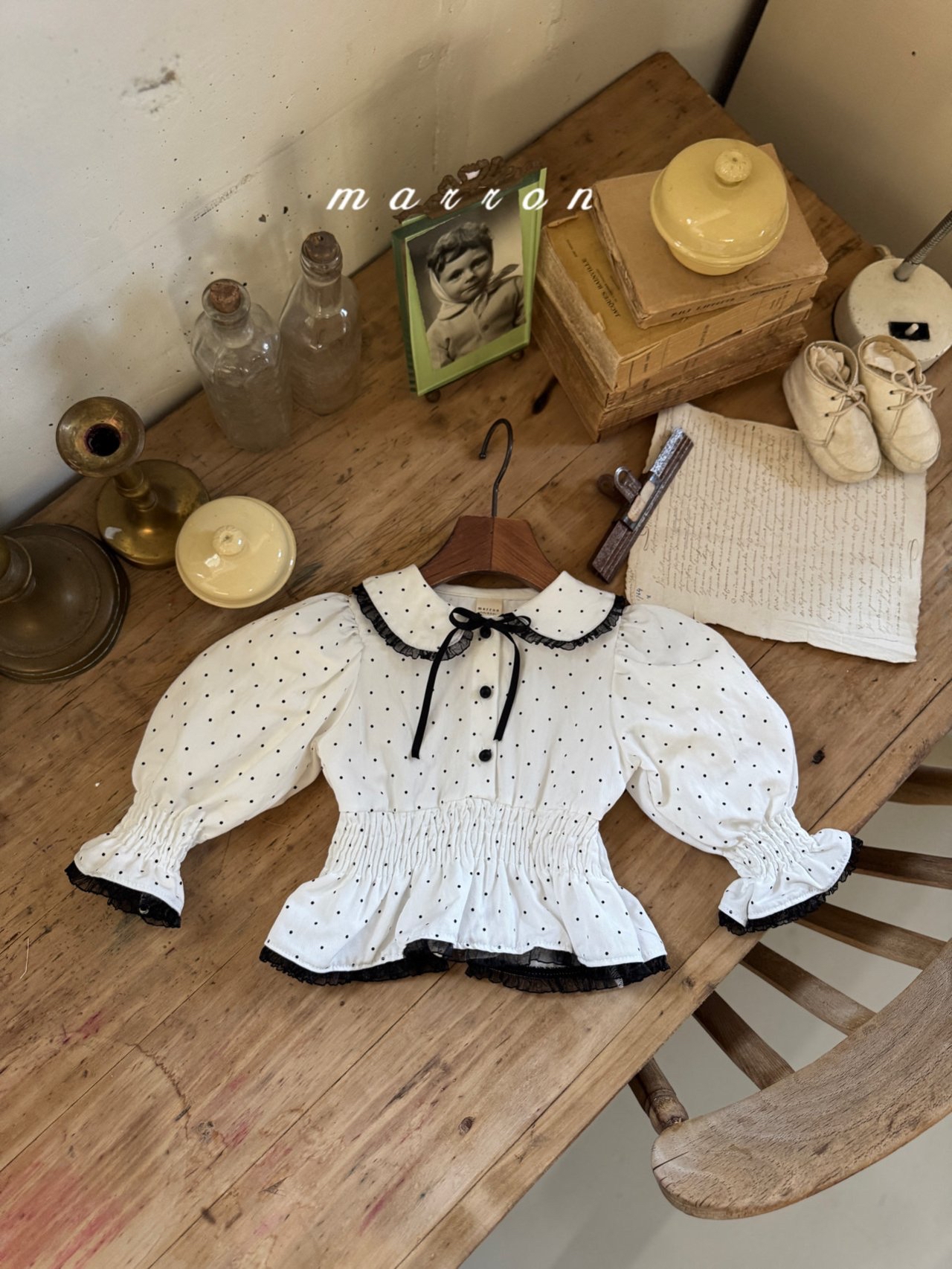 🇰🇷Marron blouse