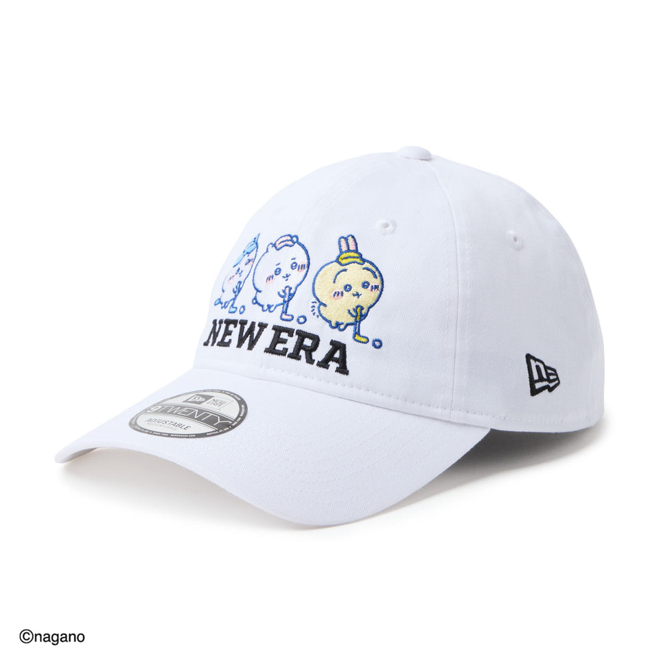 New Era 9TWENTY Long Visor Chiikawa / Chiikawa, Hachiware, Usagi, White | Golf