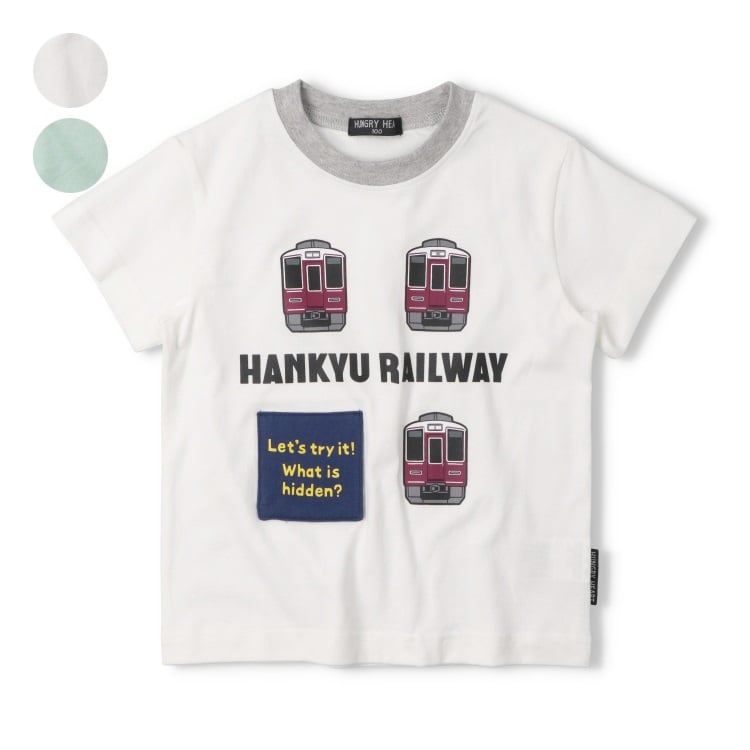 🆕【⭐訂購⭐】🌀 🇯🇵 日本直送 阪急電鐵 印花翻蓋 鐵路貼花 短袖Tee［2款選］🌀 [ELDA-0166][260518]