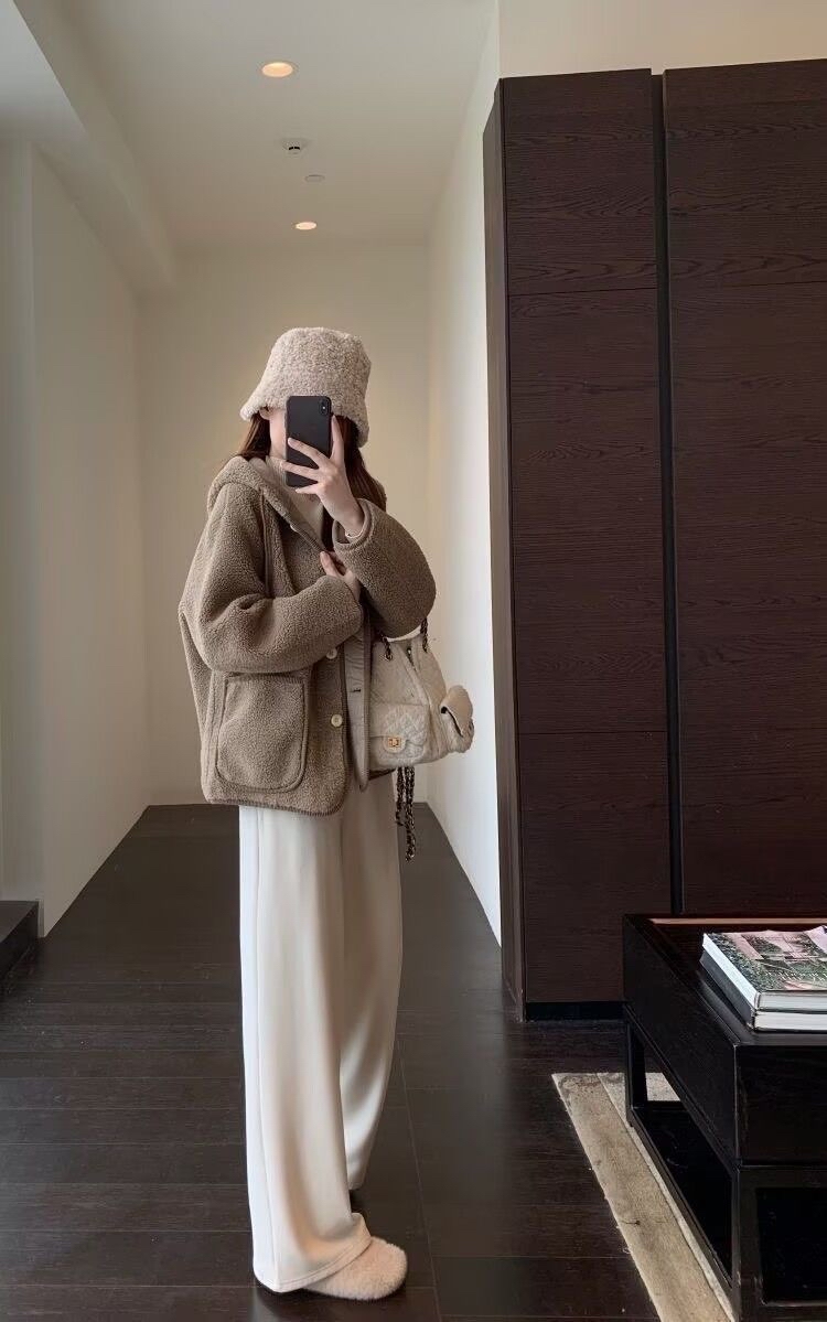 韓系成人新款 毛毛外套