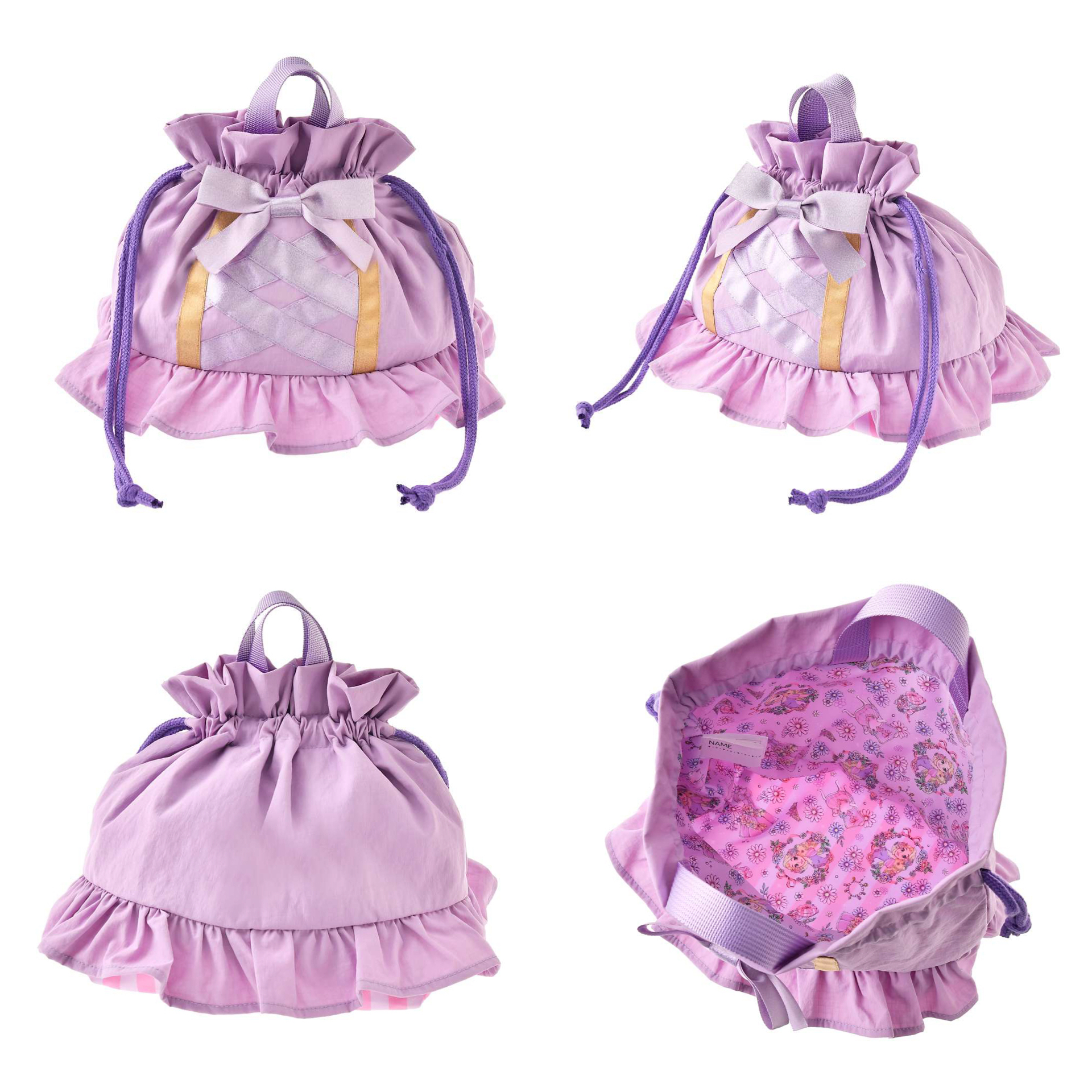 日本預訂📍日本迪士尼Back to School系列 - 長髮公主/Frozen手提索繩袋(小朋友用) 27/1日本開售