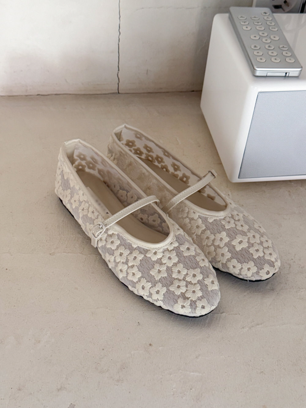 Floral Meshed Maryjane (3 colors)