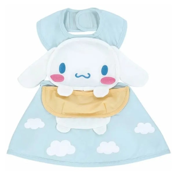 Skater Cinnamoroll 嬰兒圍裙 衣圍裙 飯兜 嬰兒圍兜護衣 平行進口