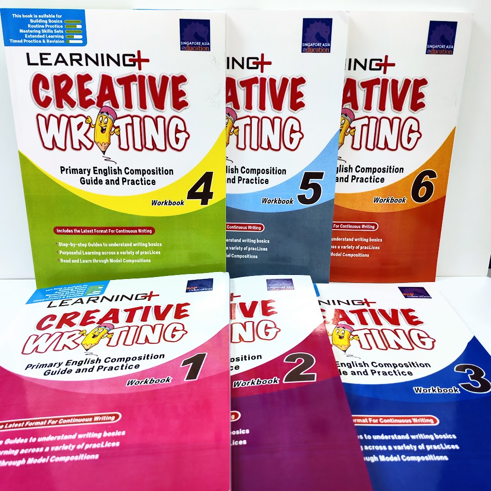 SAP Learning Creative Writing Workbook 1-6 (一套6本)  | 新加坡英文寫作SAP07
