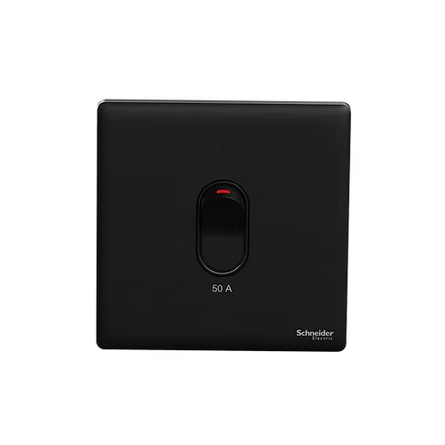 施耐德 Unica X 曜石黑 50A單位 燈曲