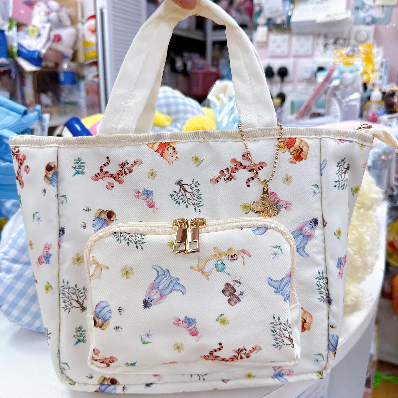 日本直送東京迪士尼小熊維尼保溫飯袋