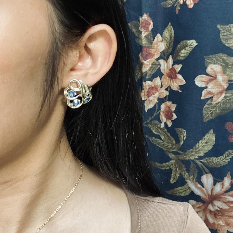 Vintage Canadian Continental Bijoux Earrings on Original Card - New Old Stock (MT1023)