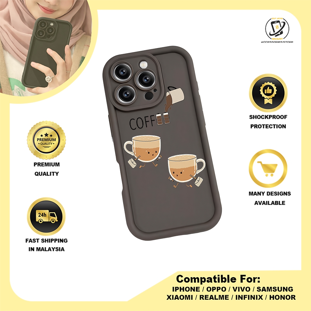 TPU DESIGN CASE PHONE FOR XIAOMI - DESIGN COFFEE B