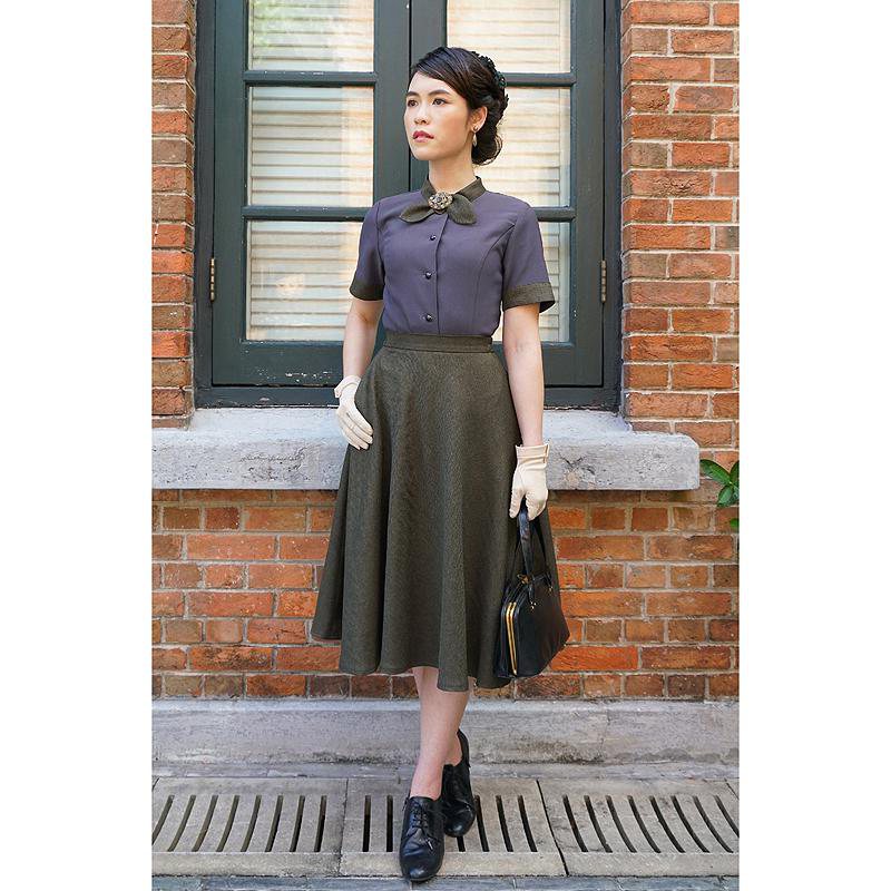 SOLD OUT 1940s-Inspired War Time Romance Twin Set (FM063)