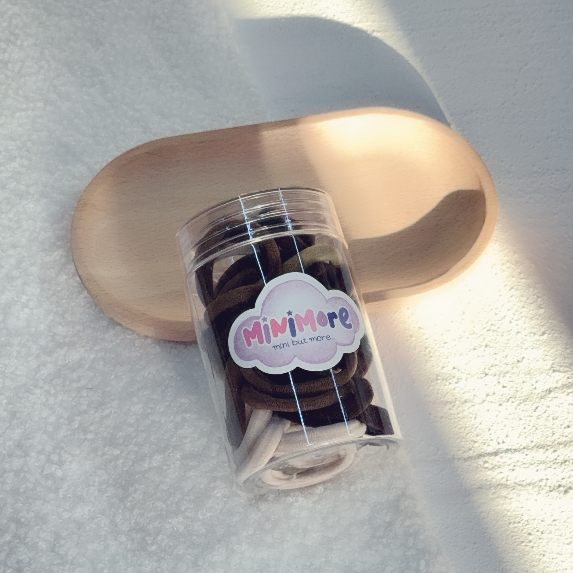 Basic hair tie (Brown) 啡色系軟糯髮圈