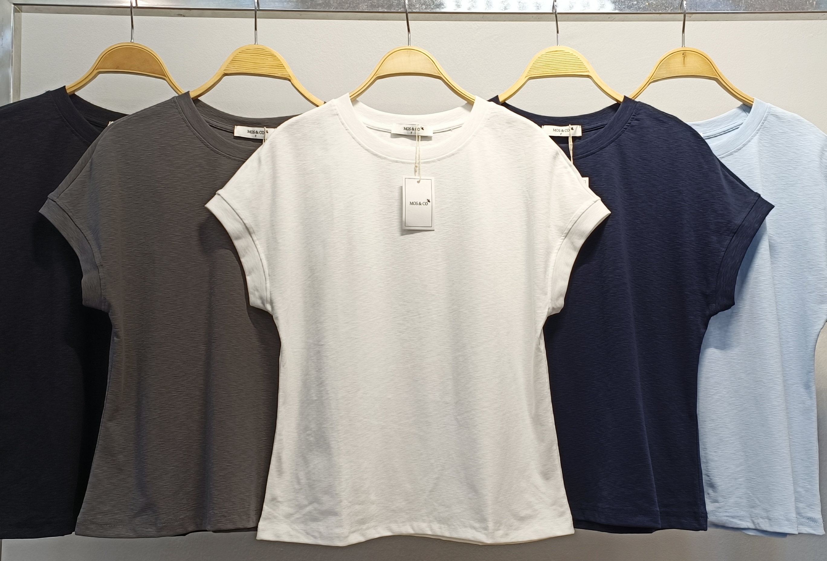 M1002 Round Neck Bamboo Cotton Tee