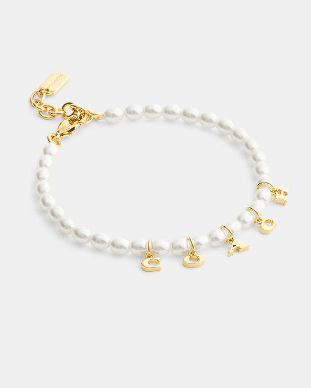 （約4月上旬到貨）🌈Coach 珍珠手鏈 💕