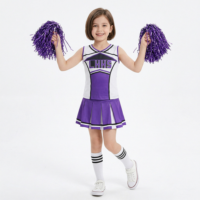 兒童啦啦隊表演服｜學校啦啦隊服｜Cheerleading Uniform｜團體演出服｜幼稚園、小學啦啦隊服｜Lets Cosplay 香港現貨