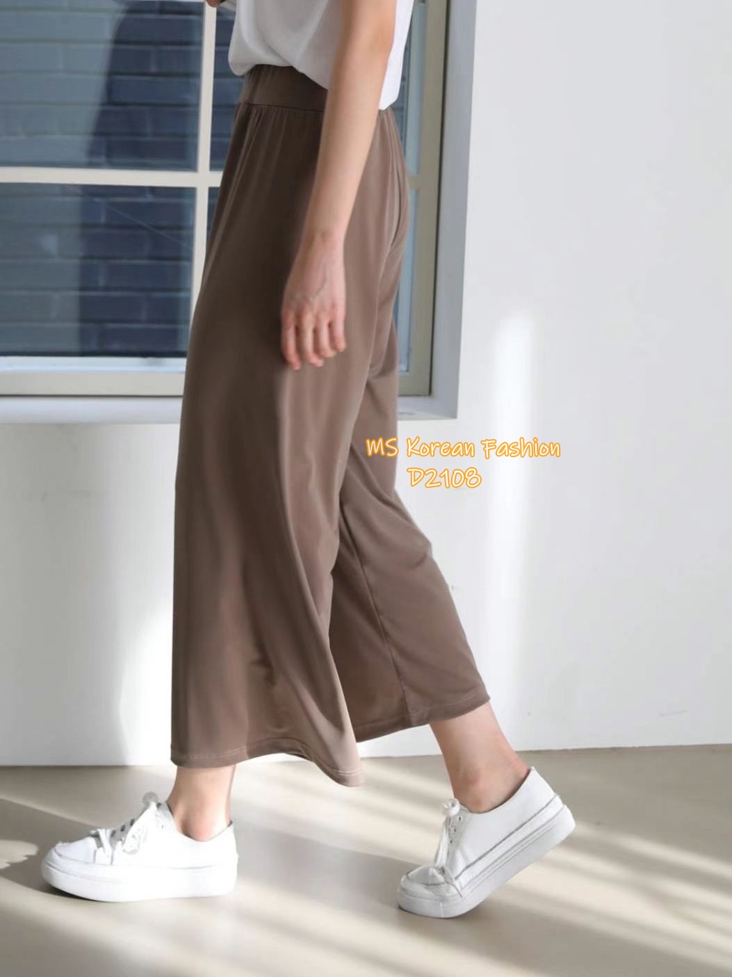 D2108 韓國🇰🇷冰涼感闊褲
