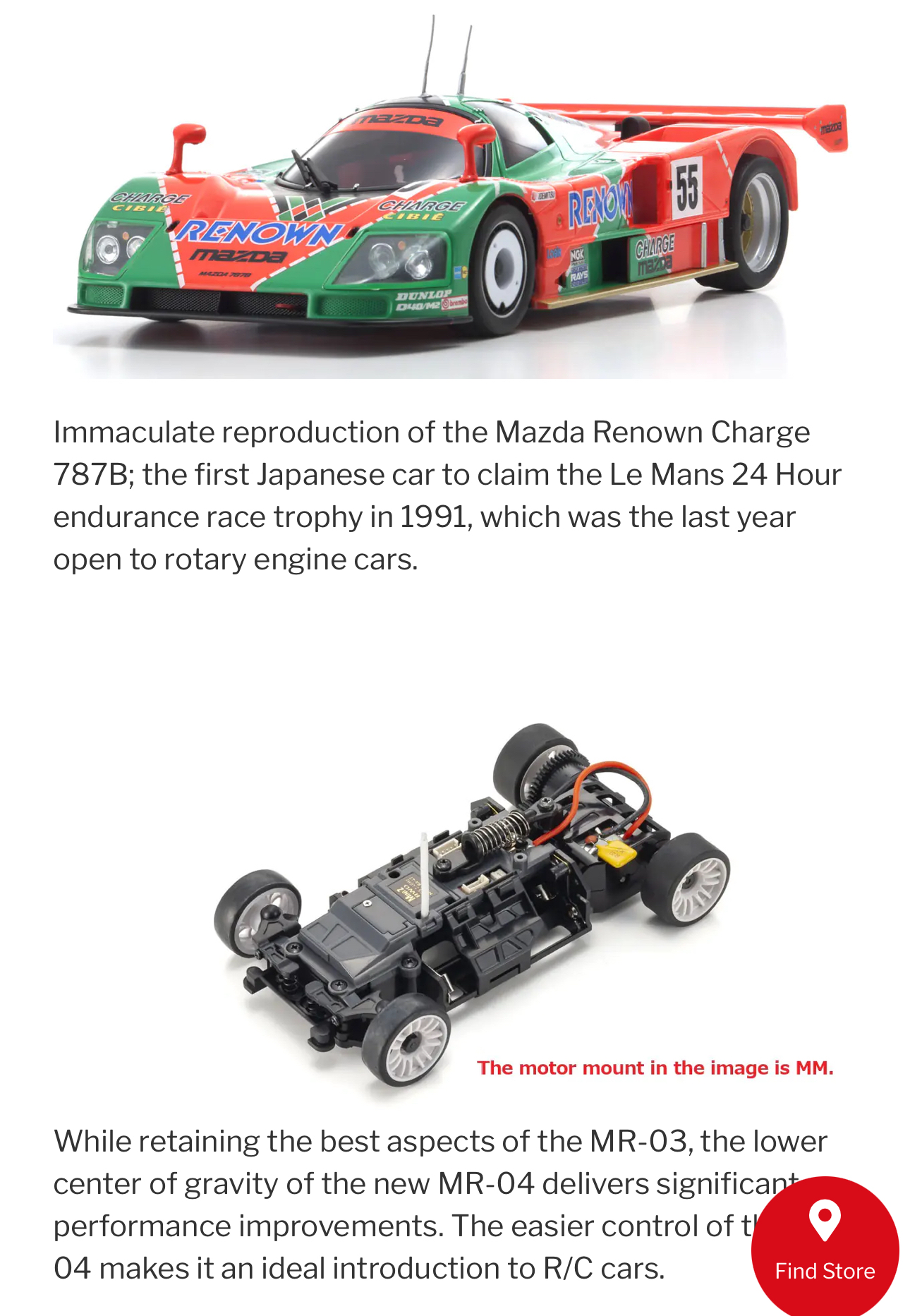 MINI-Z RWD MR-04 readyset MAZDA 787B No.55 LM 1991 Winner MINI-Z RWD MR-04 readyset MAZDA 787B No.55 LM 1991 Winner