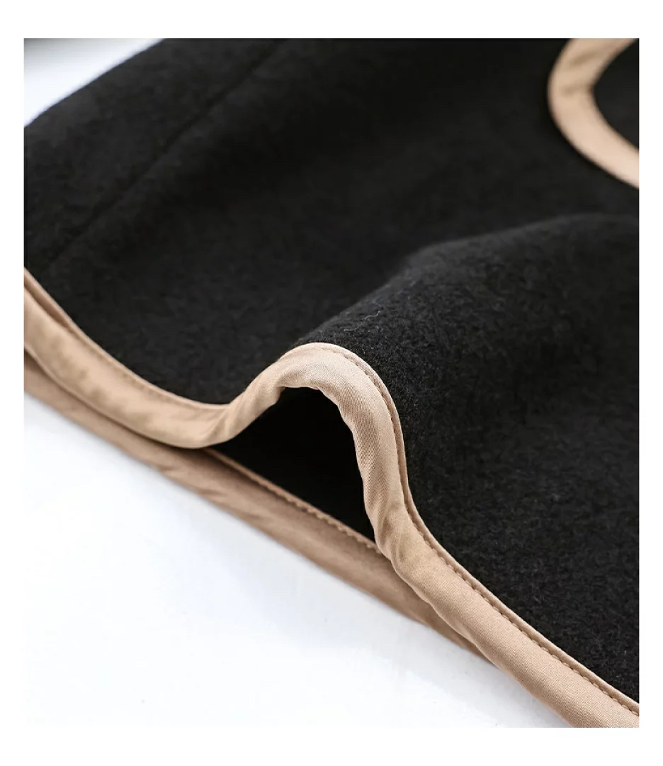 日本預訂📍日本不對稱拼色波浪邊外套 不包郵