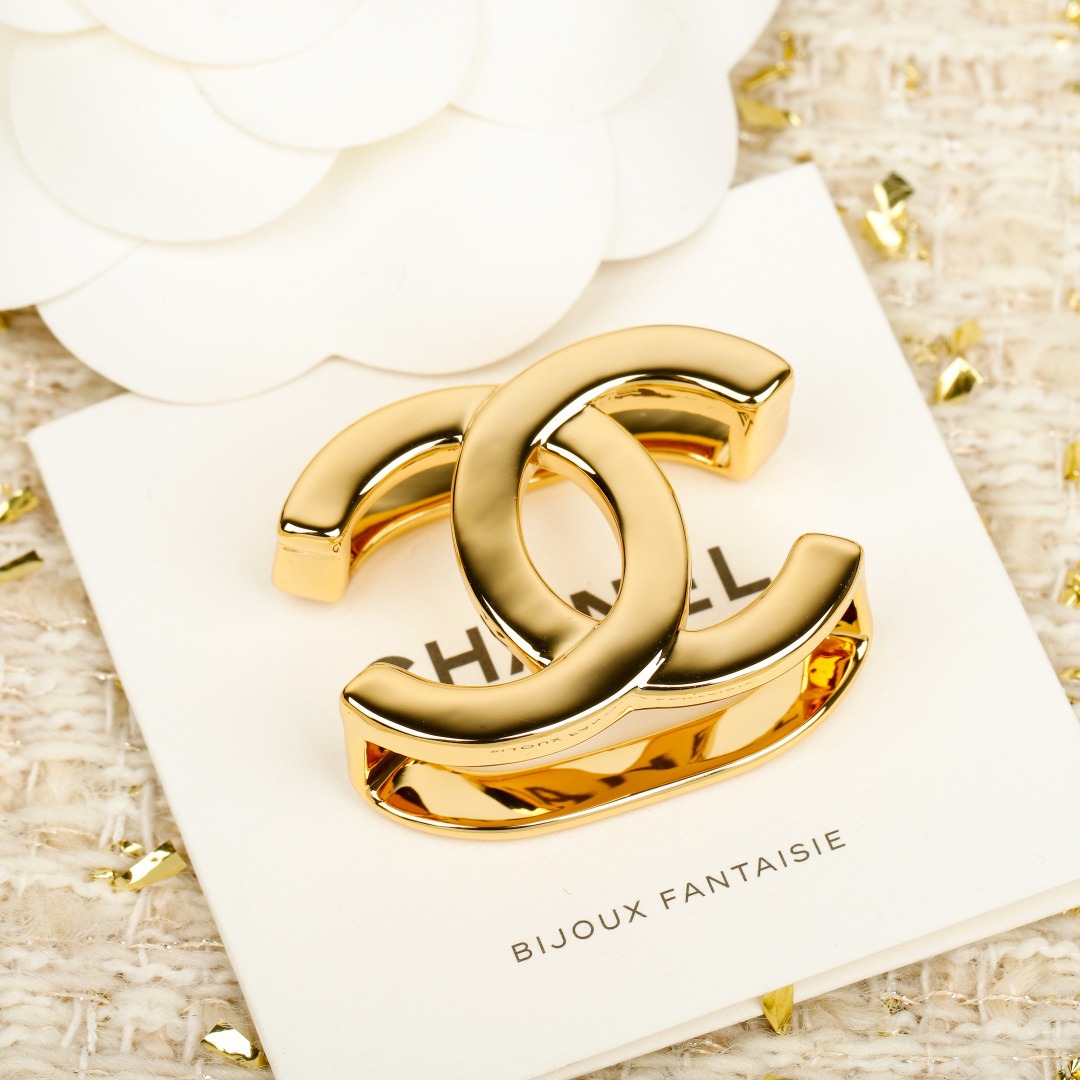 【原單】CHANEL Scarf Ring 鏤空CC絲巾扣 連禮盒