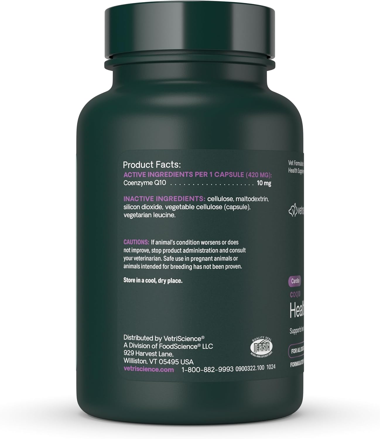 Vetri Science Coenzyme Q10 輔酶素 膠囊