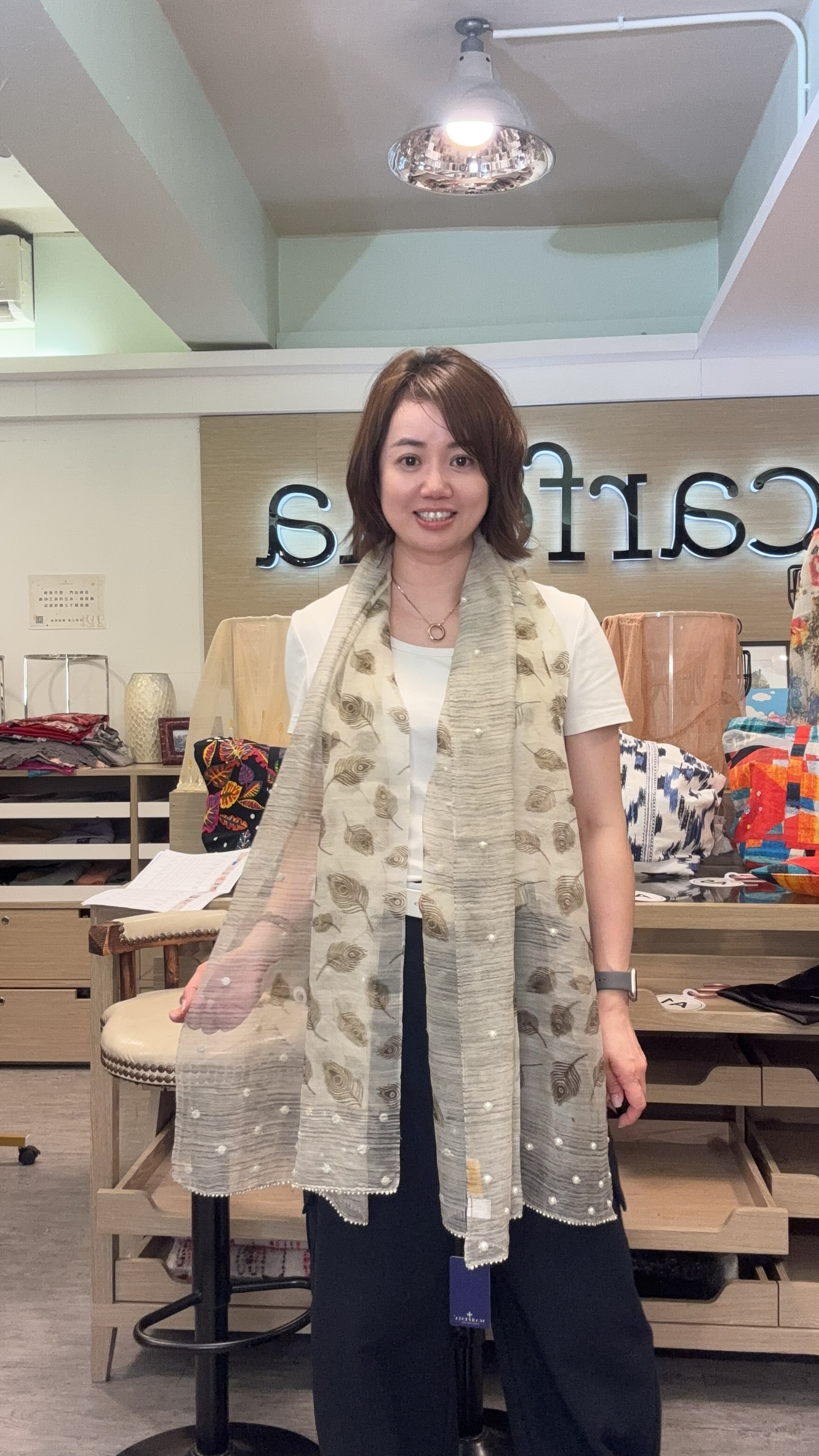 [訂購] A18 印度手工刺繡 Scarf 