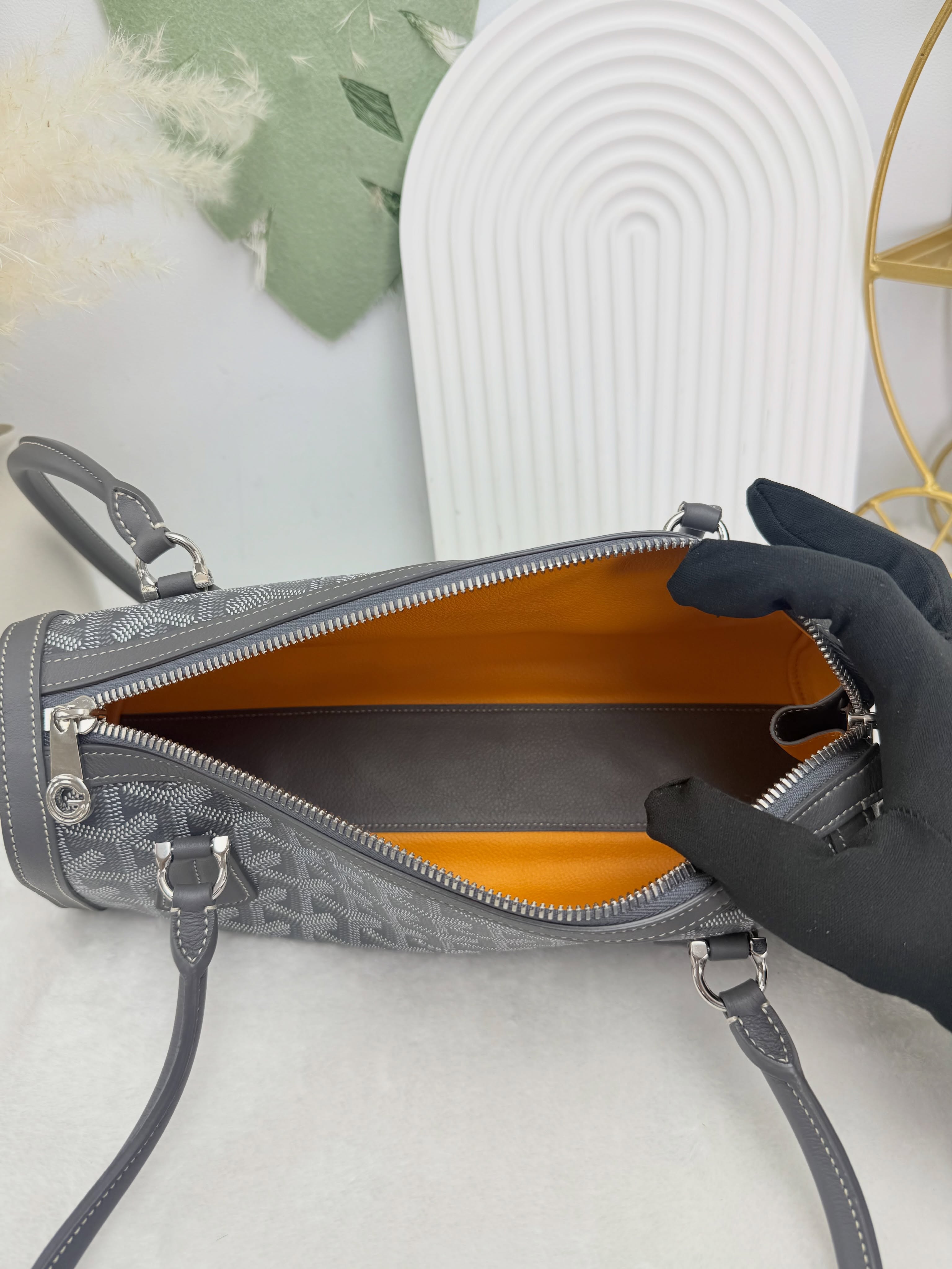Goyard👜 閑置品🛍️Bonbonnière Bag 灰色 有塵袋 紙袋2026年新款🩶
