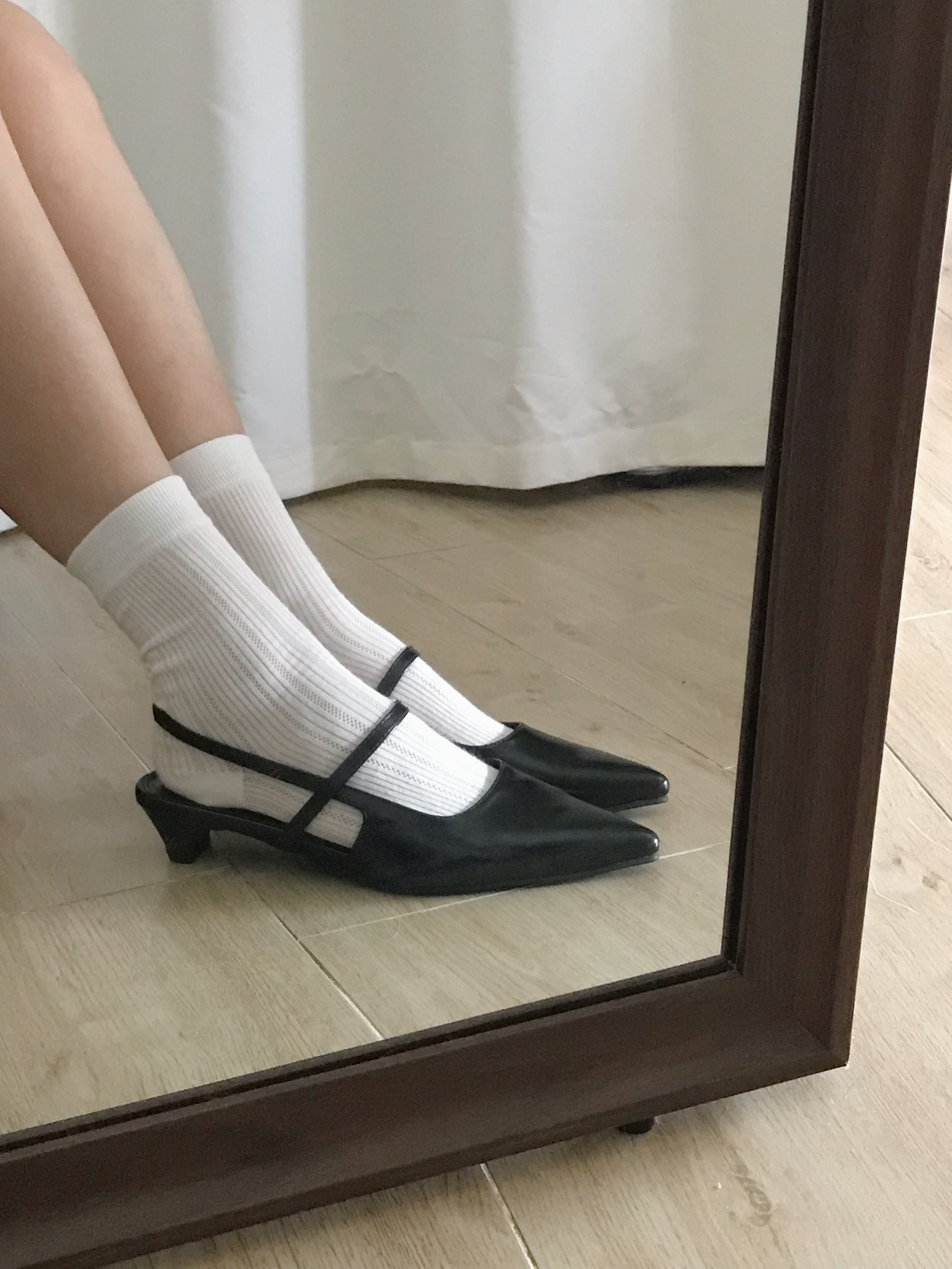 [入門版尖頭鞋!][大腳女生友好!]百搭日常尖頭高跟鞋(三色入)