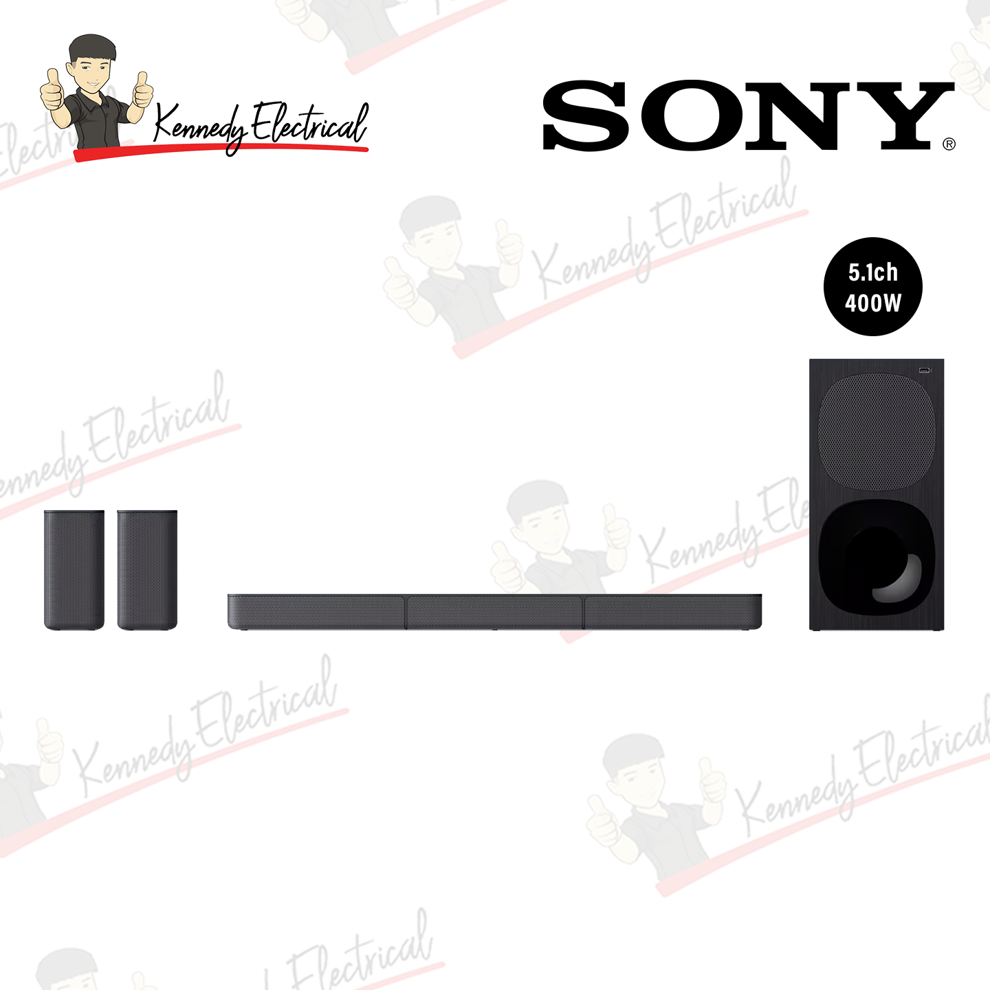 Sony 5.1ch Home Cinema Soundbar System (HT-S20R)