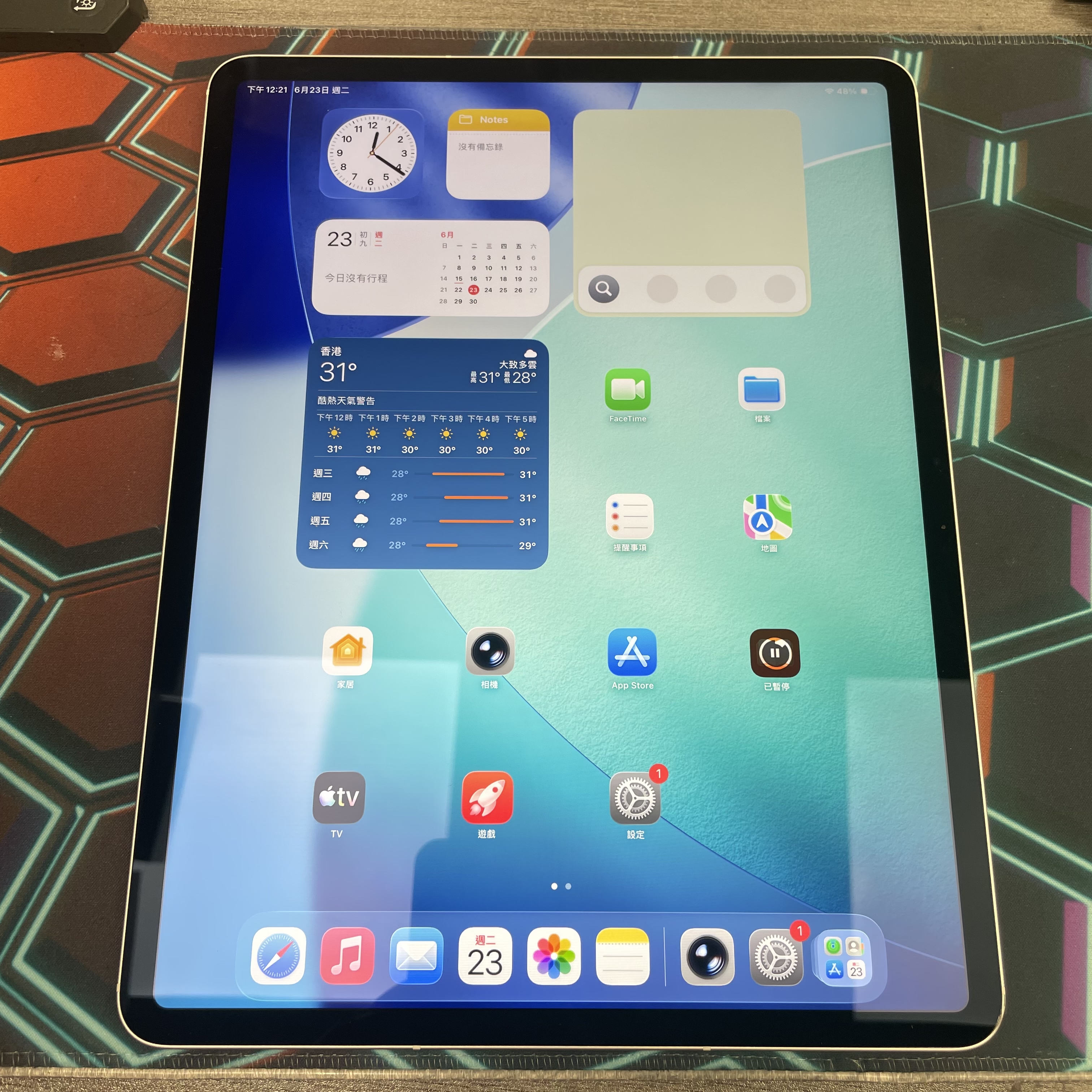 *681593 iPad Air 6 13吋 M2 勁靚機 512GB 5G版 銀色 sliver