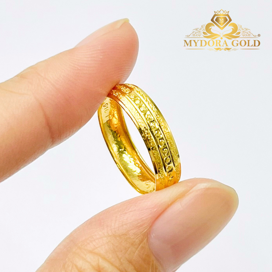 MYDORA Cincin Belah Rotan Ratna Klasik l EMAS 916/22K