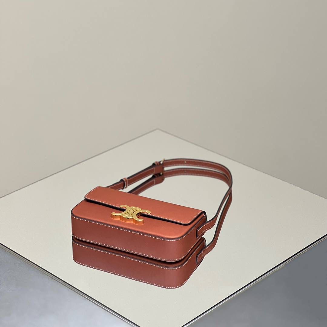 🔥大货实拍图 𝗖𝗘𝗟𝗜𝗡𝗘 ♥ 𝗧𝗥𝗜𝗢𝗠𝗣𝗛𝗘 𝗦𝗛𝗢𝗨𝗟𝗗𝗘𝗥 𝗕𝗔𝗚 型号：194143 尺寸：20*10*4cm