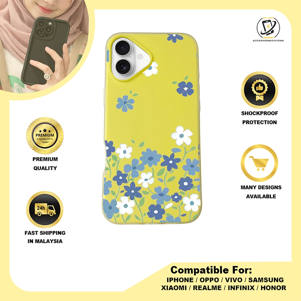 JELLY CASE PHONE FOR IPHONE - DESIGN FLOWER C