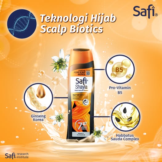 Safi Shayla Hijab Shampoo 165ml - Hair fall Control