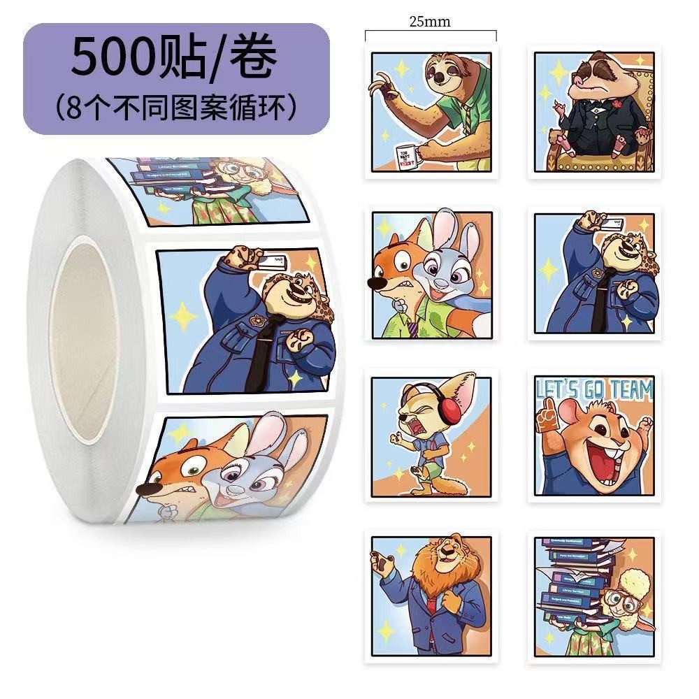 優獸大都會（Zootopia）生日派對回禮套裝｜回禮紙袋・邀請卡・貼紙・眼鏡・小筆記本｜兔仔警官朱迪・狐狸阿力｜香港現貨
