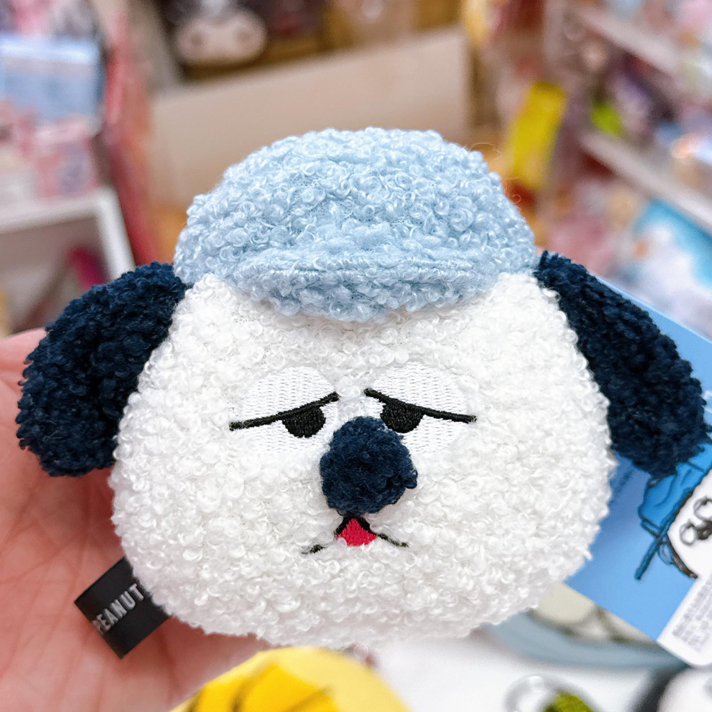 日本直送snoopy olaf Woodstock新款拉鏈袋 頭型掛飾