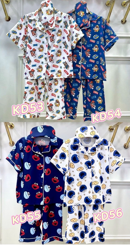 泰國真𢇃睡衣3-6歲No :KD1-KD60