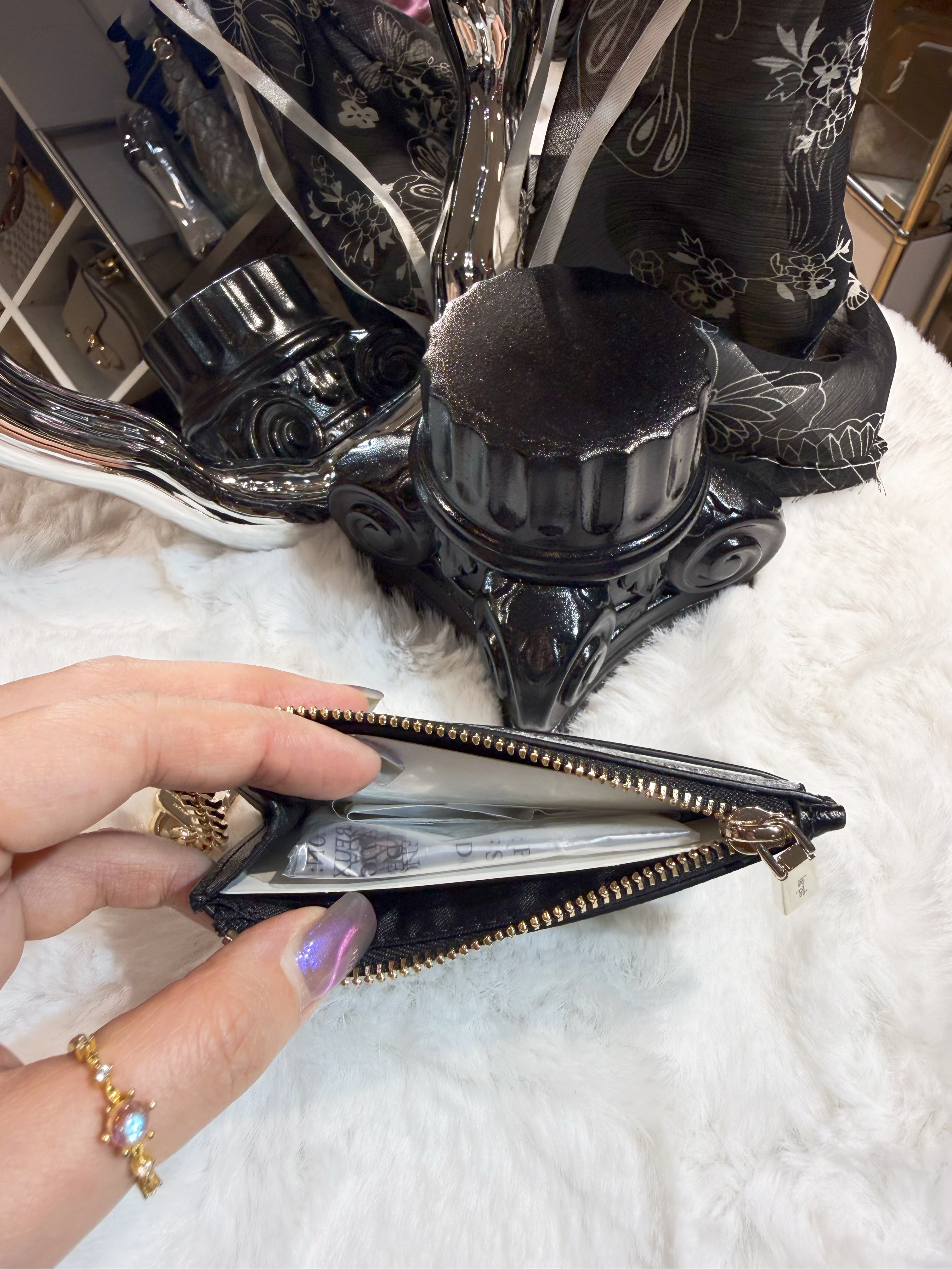Kate Spade card case blk