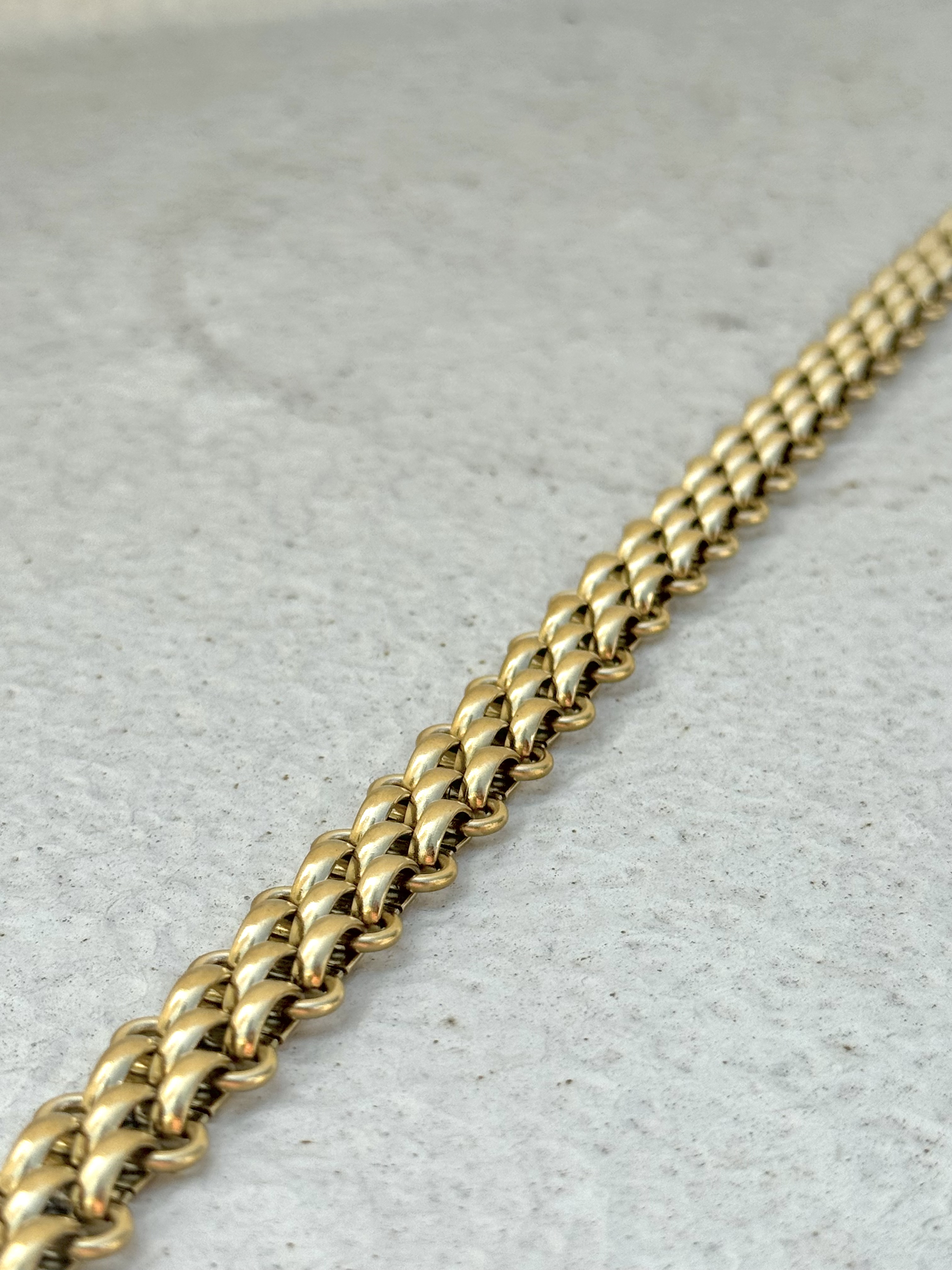 Gold thick chain stainless necklace