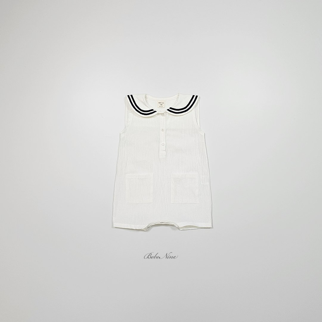 ☀️預訂 韓國直送☀️🇰🇷Bebenine三色海洋風水手無袖連身服