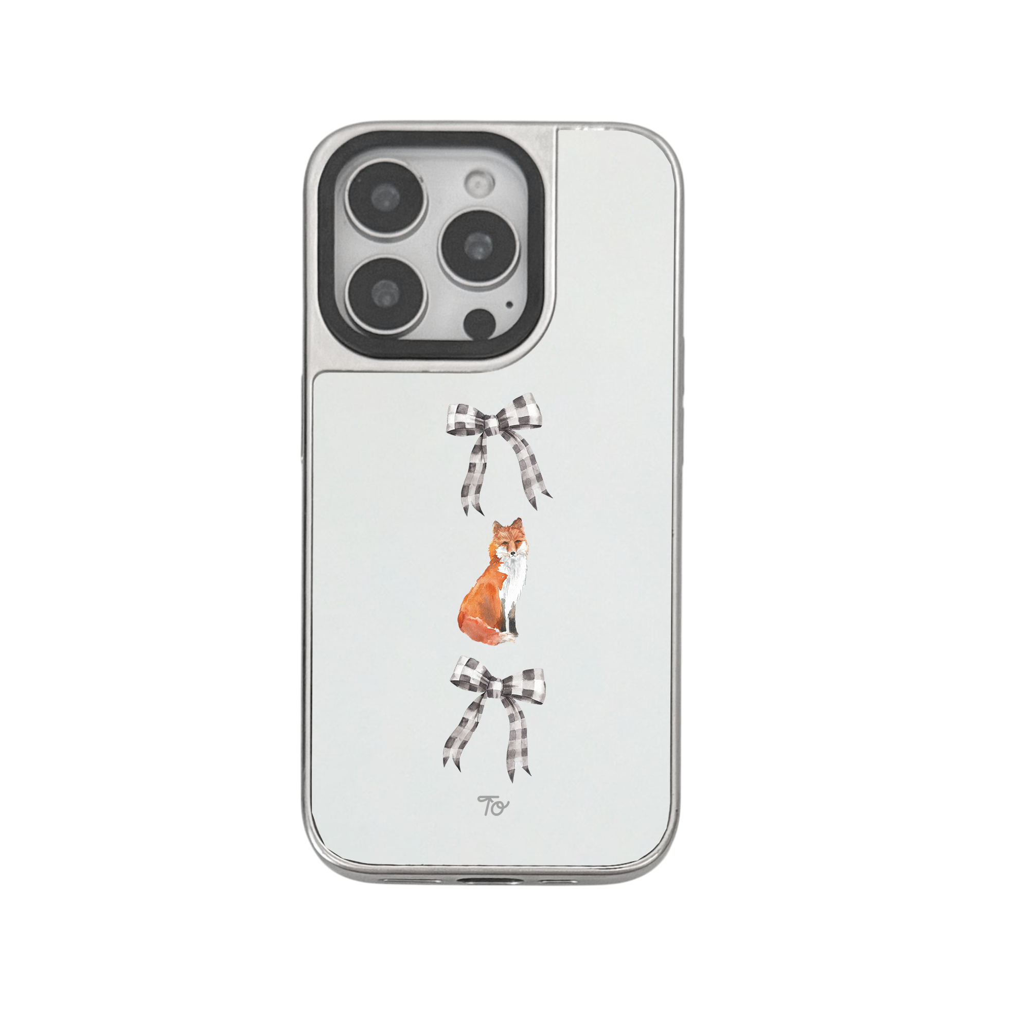 【Little Amber】銀框鏡面MagSafe iPhone Case