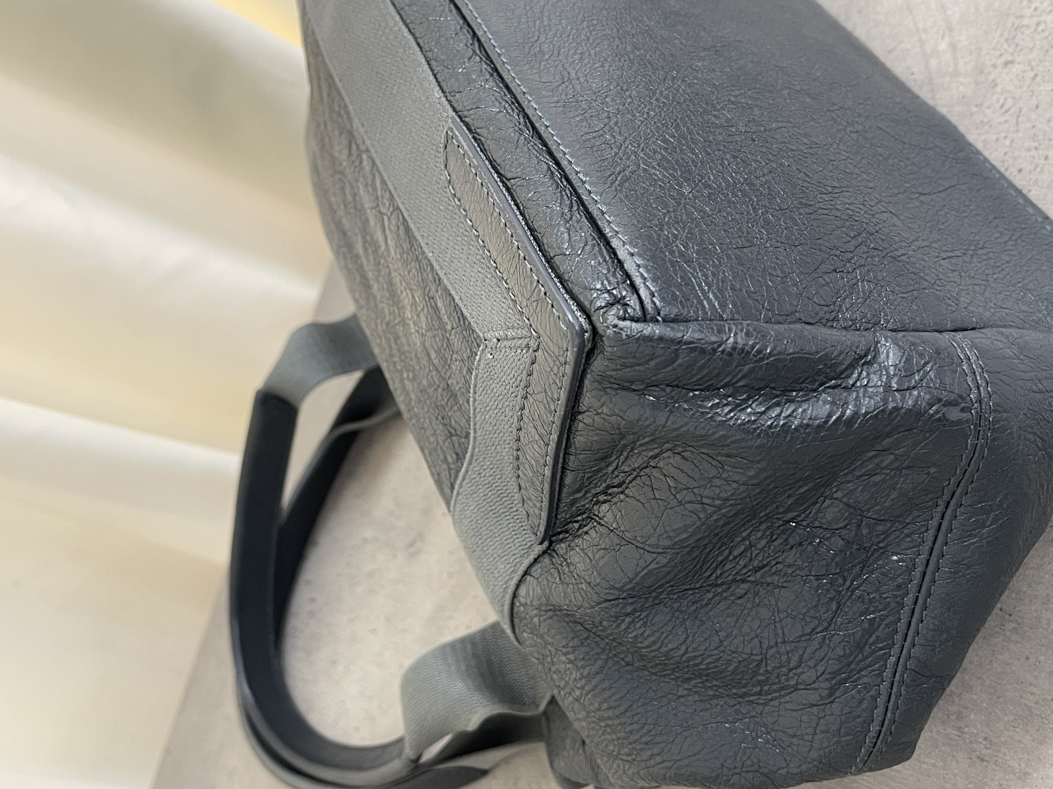 Pre-owned Balenciaga Navy Cabas XS tote bag/ Product Code: 25012702