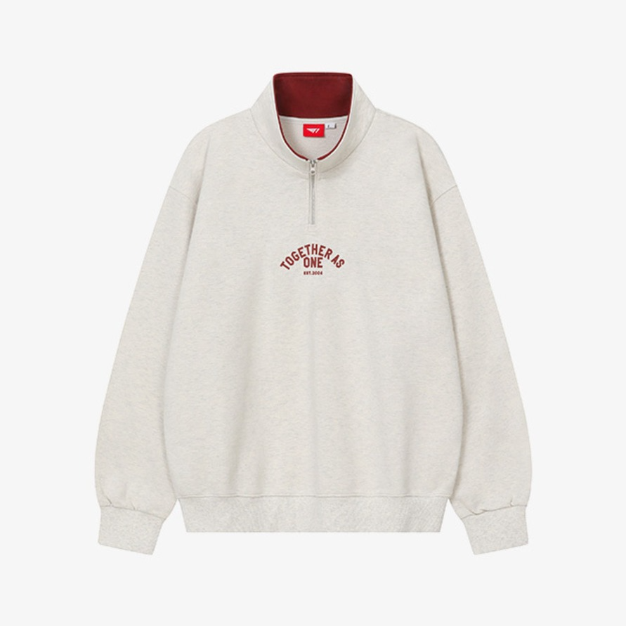 [T1 x Essential] Together Half Zip-Up