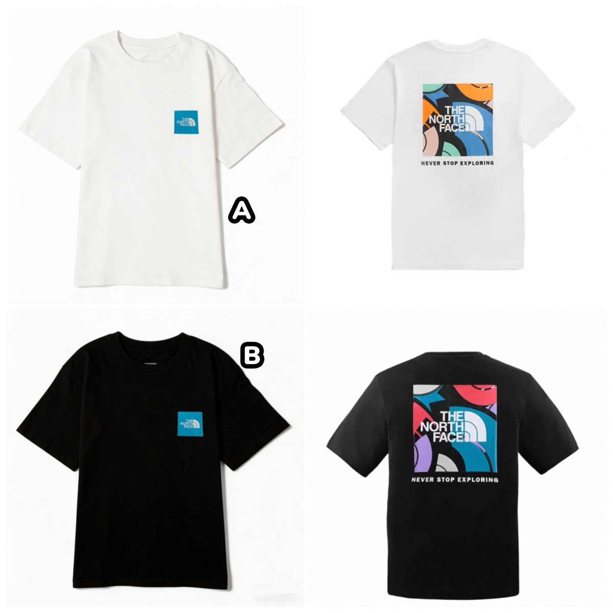 The north face U RLX 拼圖盒標誌短袖Tee 