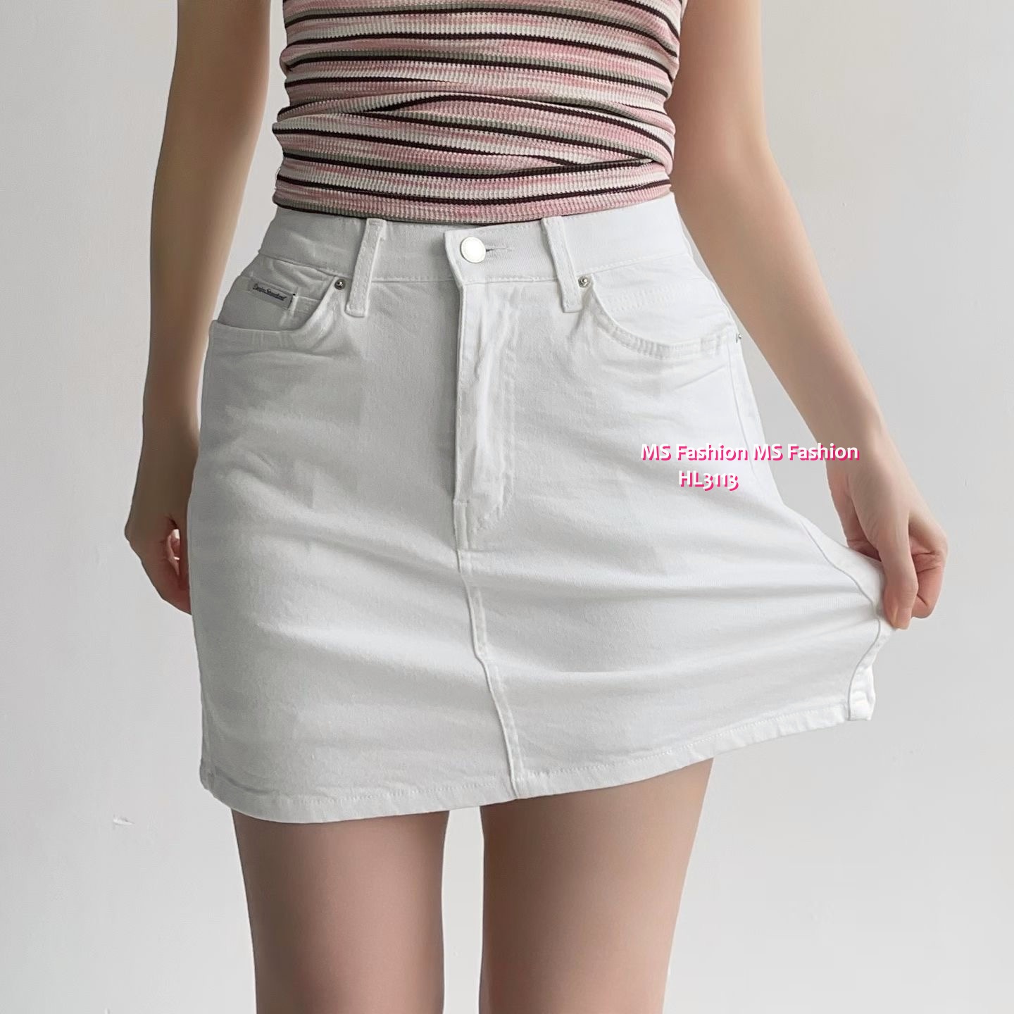 HL3113 韓國👖Howluk短身牛裙